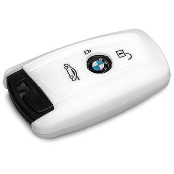 Ochranné silikónové puzdro na kľúč pre BMW novšie modely, farba biela (SZBE-069W)