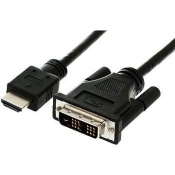 ROLINE DVI - HDMI prepojovací, tienený, 1 m (11045519)