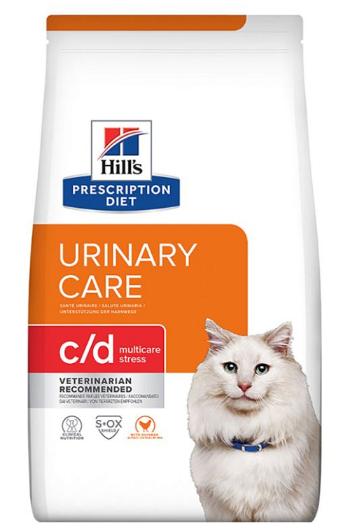 HILLS PD Feline c/d Urinary Stress Chicken Dry granule pre mačky 8kg