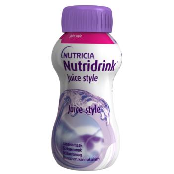 Nutridrink Juice style s príchuťou čiernych ríbezlí 4x200 ml