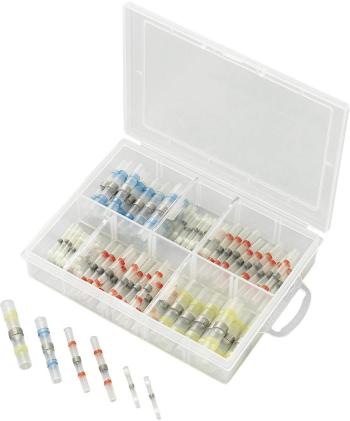TRU COMPONENTS 739792 krimpovacie spojka krabička na drobné súčiastky, krimpovacia spojka 6 mm²  úplne izolované biela,