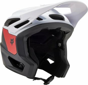 FOX Dropframe Pro Helmet Black/White L Prilba na bicykel