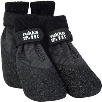 Rukka Sock Shoes topánočky – 4 ks, čierne / veľ. 1 (6413910967013)