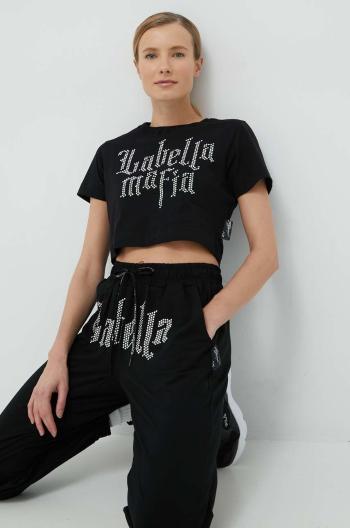 Tričko LaBellaMafia dámsky, čierna farba