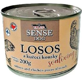 Falco Sense Dog losos a kura 200 g 6 ks (8594725086156)