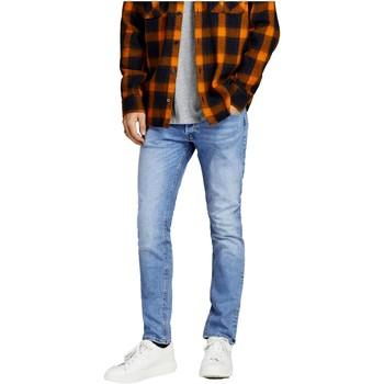 Jack & Jones  Nohavice VAQUERO JACK   JONES AZUL 12203510  Modrá