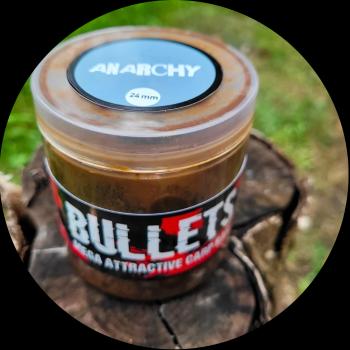 G.b.u. dipované boilies bullets anarchy 200 g - 20 mm