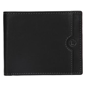 Lagen Pánska peňaženka kožená BLC/4231 Čierna