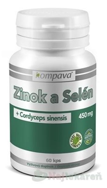 Kompava Zinok a selén 450 mg 60 kapsúl