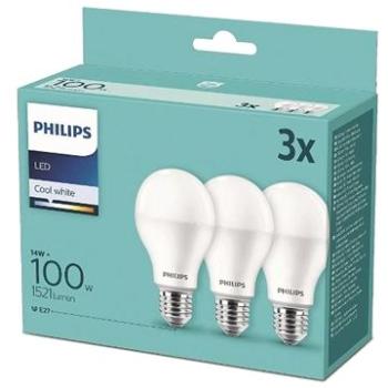 Philips LED 14 – 100 W, E27 4000 K, 3 ks (929001365895)