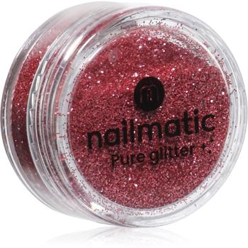 Nailmatic Pure Glitter Glitre na tvár i telo Small Pink Glitter 3 g