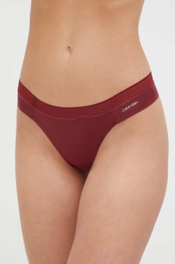 Tangá Calvin Klein Underwear ružová farba