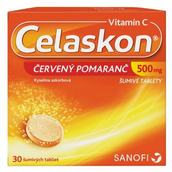 CELASKON 500 mg červený pomaranč 30 šumivých tabliet