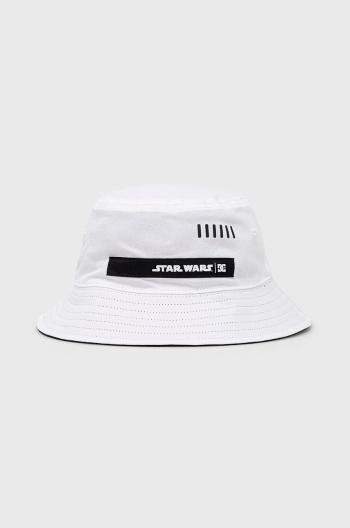 Obojstranný bavlnený klobúk DC Dc X Star Wars , biela farba, bavlnený