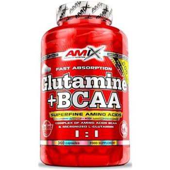 Amix Nutrition L-Glutamin + BCAA, 360 cps (8594159534889)