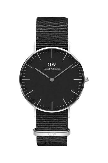 Hodinky Daniel Wellington Classic 40 pánske, čierna farba