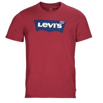 Levis  GRAPHIC CREWNECK TEE  Tričká s krátkym rukávom Bordová