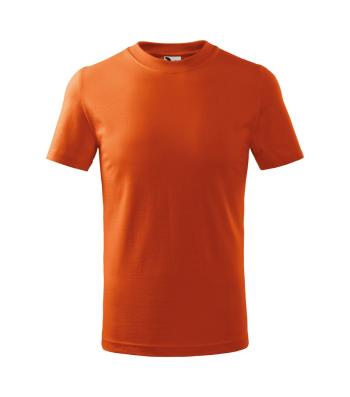 MALFINI Detské tričko Basic - Oranžová | 110 cm (4 roky)