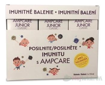 AMPCARE JUNIOR CLASSIC IMUNITNÉ BALENIE sirup 3x150 ml