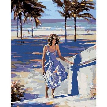 Maľovanie podľa čísel – Keď ide žena z pláže (HRAmal00347nad)