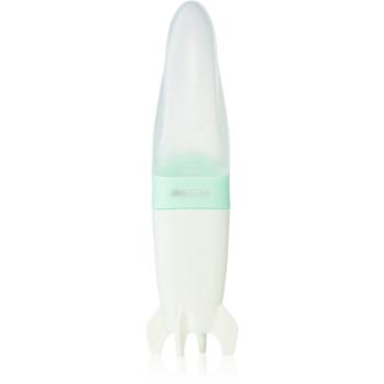 Kikkaboo Rocket fľaša s lyžičkou 4 m+ Mint 90 ml