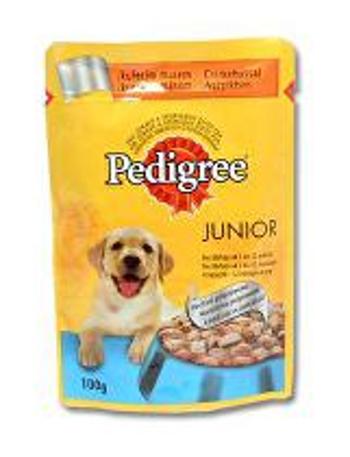 Pedigree kapsička Junior kuracie mäso s ryžou v želé 100g