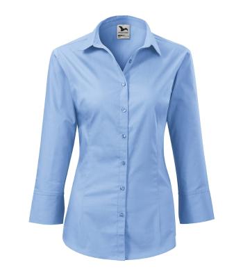 MALFINI Dámska košeľa s trojštvrťovým rukávom Style - Nebesky modrá | M
