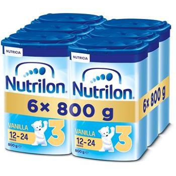 Nutrilon 3 Advanced Vanilla batoľacie mlieko 6× 800 g, 12+ (8595002109964)