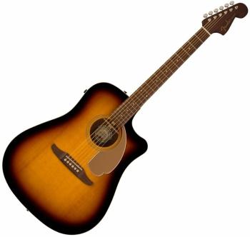 Fender Redondo Player Sunburst Elektroakustická gitara Dreadnought