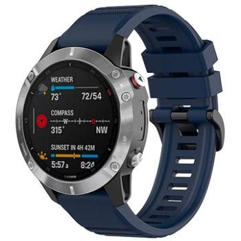 FIXED Silicone Strap na Garmin QuickFit 22 mm modrý (FIXSST-QF22MM-BL)