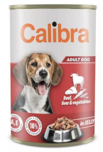 Calibra KONZERVA dog adult Hovädzie & pečeň & zelenina v želé 1240g