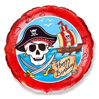 Balón fóliový pirát –´happy birthday – narodeniny – 45 cm (8435102308495)