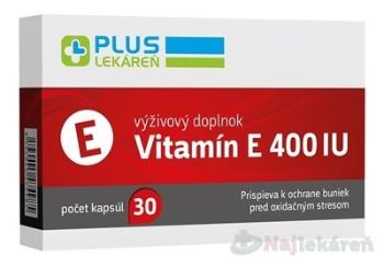 Plus Lekareň Vitamín E 400 IU 30 KS