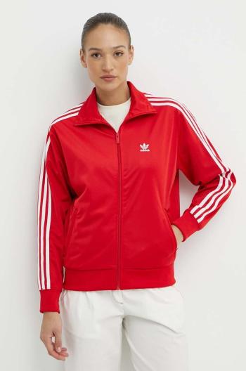 Mikina adidas Originals Adicolor Classics Loose Firebird dámska, červená farba, s nášivkou,  IP0602,