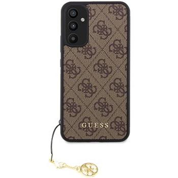 Guess 4G Charms Zadný Kryt na Samsung Galaxy A34 5G Brown (GUHCSA34GF4GBR)