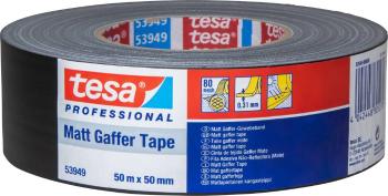 tesa  53949-00000-02 páska so skleným vláknom tesa® Gaffer tape čierna (d x š) 50 m x 50 mm 1 ks