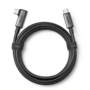 Ugreen US551 Elbow kábel USB-C / USB-C 60W 5m, čierny (US551)