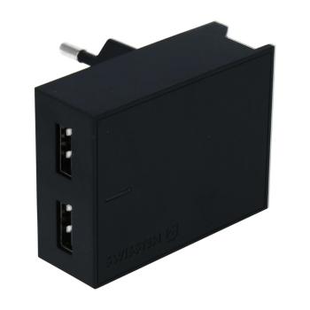 SWISSTEN Adaptér 230V/3A  2xUSB + USB-C kábel 1,2m