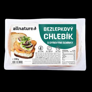 ALLNATURE Bezlepkový chlebík s tekvicovými semienkami 350 g