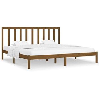 Rám postele medovo hnedý masívna borovica 180 × 200 cm Super King, 3106721