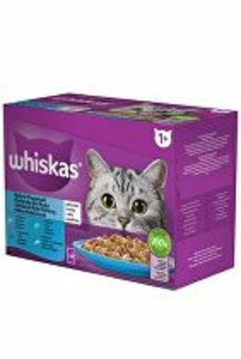 Kapsuly Whiskas. Základný výber rýb v želé 12x85g