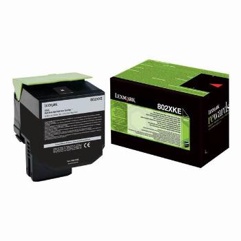 LEXMARK 80C2XKE - originálny toner, čierny, 8000 strán