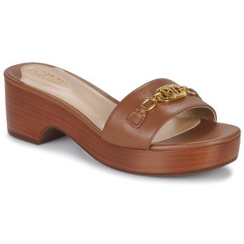 Lauren Ralph Lauren  ROXANNE-SANDALS-FLAT SANDAL  Šľapky Hnedá