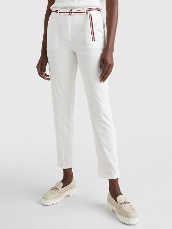 Tommy Hilfiger Chino Nohavice Biela