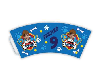 Personalizované papierové poháre 6 ks - Paw Patrol