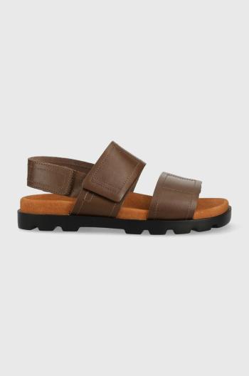 Kožené sandále Camper Brutus Sandal pánske, hnedá farba, K100777.005