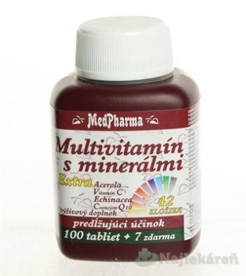 MedPharma Multivitamín s minerály + extra C tbl. 107