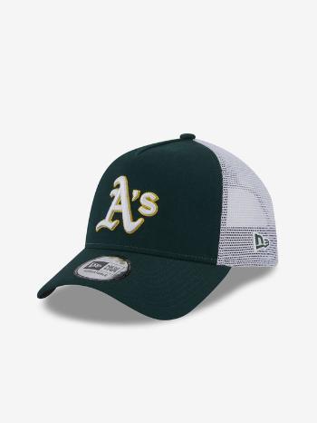 New Era Oakland Athletics Team Script Trucker Šiltovka Zelená