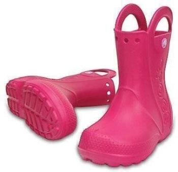 Crocs Kids' Handle It Rain Boot Candy Pink 28-29