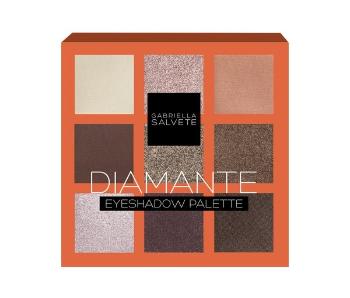 Gabriella Salvete Paletka 9 očných tieňov so zrkadielkom Diamante Eyeshadow Palette Bronze